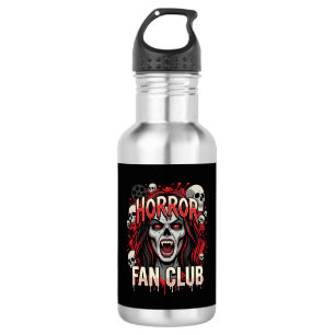 Garrafa Clube de Fã de Terror de Halloween Caveira de Vamp