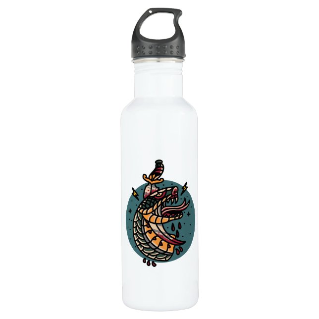 Garrafa Cobra e Dagger (Frente)