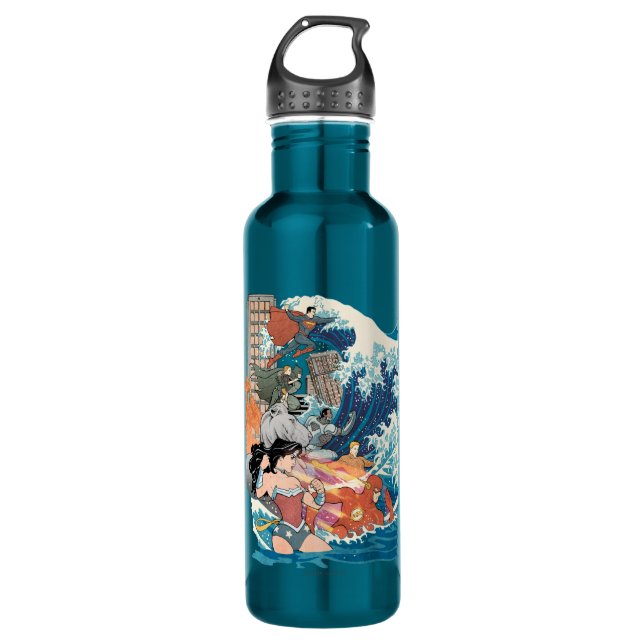 Garrafa Cobrir 15 da Liga da Justiça (Frente)