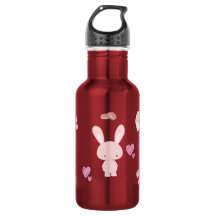 Coelho de Leite de Morango Rosa Pastel Fofo