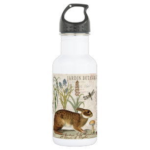 Garrafa coelho francês do vintage moderno no jardim