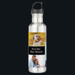 Garrafa Colagem personalizada de fotos Você é o melhor mod<br><div class="desc">Celebre alguém especial com esta garrafa de água personalizada de colagem simples e moderna de 4 fotos, com a mensagem sincera "Você é o Melhor". Personalize esta garrafa de água elegante e funcional com as suas fotos favoritas, fazer-a como um presente perfeito para qualquer ocasião - seja para um aniversário,...</div>