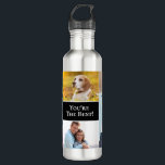 Garrafa Colagem personalizada de fotos Você é o melhor mod<br><div class="desc">Celebre alguém especial com esta garrafa de água personalizada de colagem simples e moderna de 4 fotos, com a mensagem sincera "Você é o Melhor". Personalize esta garrafa de água elegante e funcional com as suas fotos favoritas, fazer-a como um presente perfeito para qualquer ocasião - seja para um aniversário,...</div>