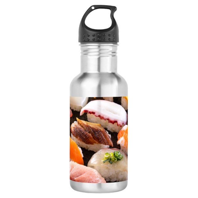 Garrafa Colorful sushi platter served on an elegant plate (Frente)