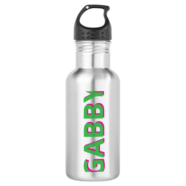 Garrafa com Nome Personalizado - Aniversário Magro (Frente)