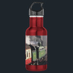 GARRAFA COMBOIOS DE VAPOR<br><div class="desc">Um comboio a vapor e as carruagems de uma era passada, que foram restaurados de forma magnífica, deixando a estação de comboios e o maquinista entregando a chave antes de ser autorizado a prosseguir ao longo do caminho de ferro. Inglaterra Reino Unido.</div>
