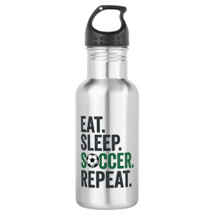 Garrafa Comer Dormir Futebol Repetir Camisa Vintage Design