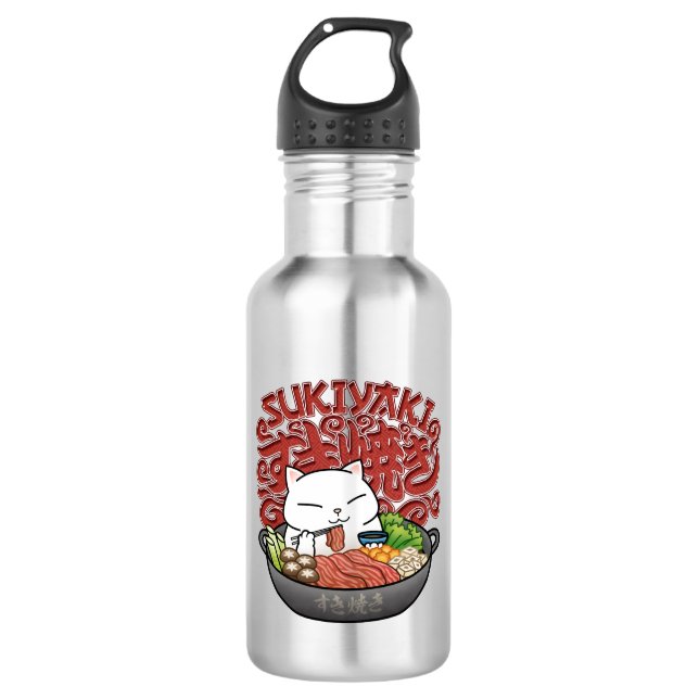 Garrafa Comida Japonesa Sukiyaki Cat (Frente)