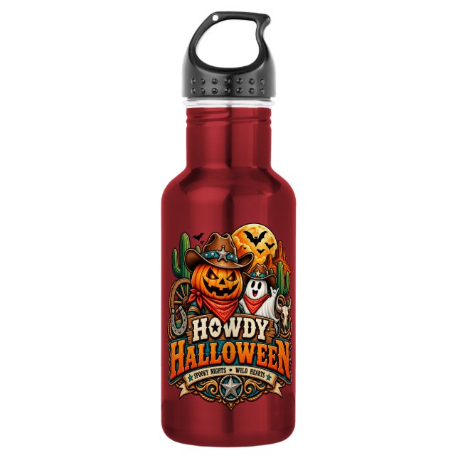 Garrafa Como vai Halloween  (Frente)