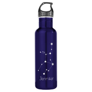 Garrafa Constelação Personalizada do Virgo Zodiac