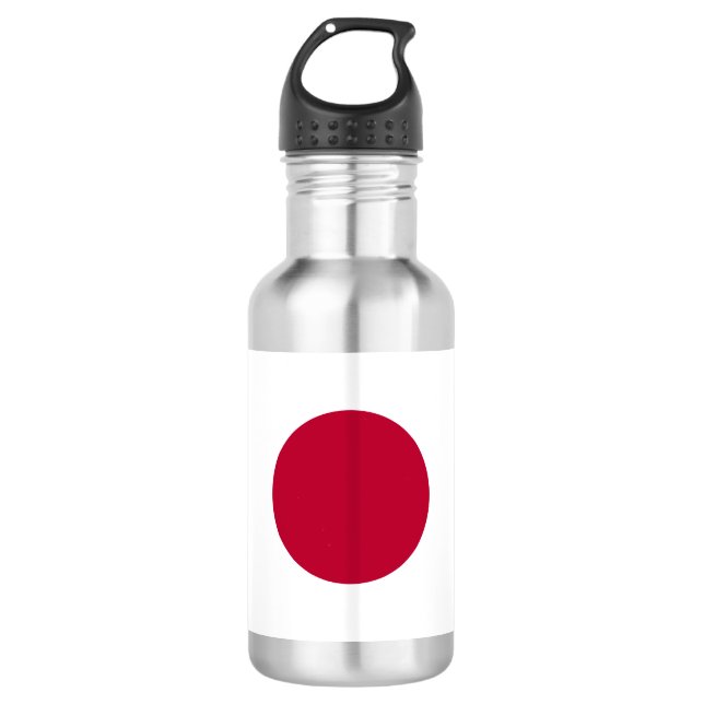 Garrafa Copo de papel da bandeira japonesa (Frente)