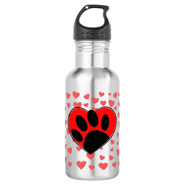 Garrafa Corações do Cão ao Lover (Frente)