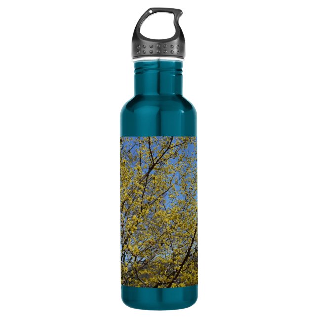 Garrafa Cornelian Cherry Dogwood e Blue Sky Floral (Frente)