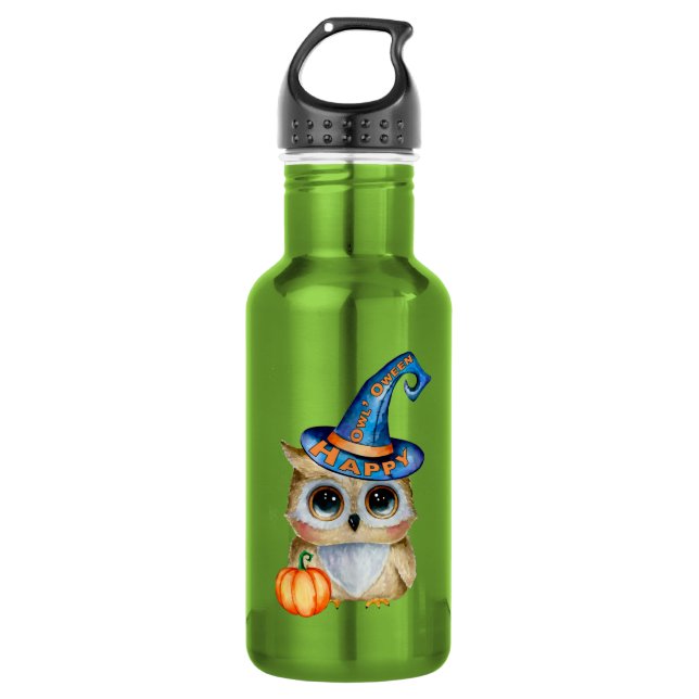 Garrafa Coruja de HALLOWEEN (Frente)