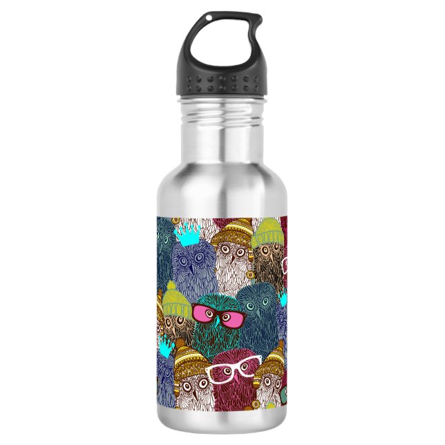 Garrafa Coruja na coroa (Frente)