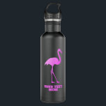 Garrafa Costume de pelúcia de pássaro rosa-claro<br><div class="desc">Garrafa de água de aço inoxidável personalizada, de silhueta de pássaro rosa-neon. Ideia de presente única para amigos, família, treinador desportivo, jogador, equipe, crianças, etc. design com silhueta exótica. Crie sua própria garrafa de bebida divertida. Cores personalizadas. Adequado para crianças e adultos. Disponível em cores e tamanhos diferentes. Artigos para...</div>