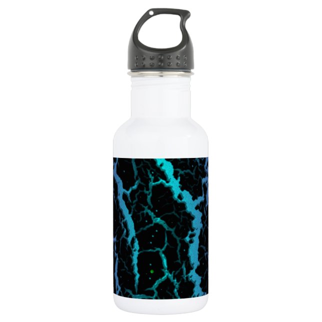 Garrafa Cracked Space Lava - Purple/Cyan (Frente)