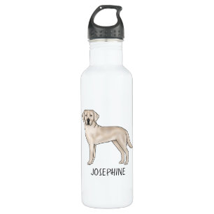 Garrafa Cream Labrador Retriever Lab Nome Personalizado