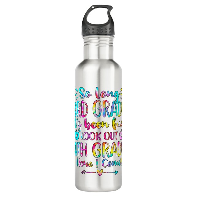 Garrafa Crianças do 3º ano do 4º ano aqui eu venho em terc (Frente)