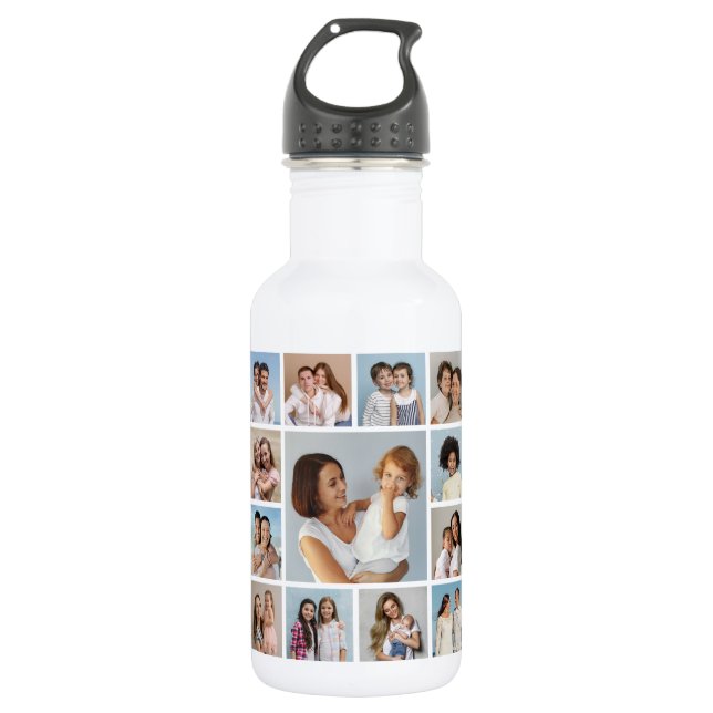 Garrafa Crie Sua Própria Colagem De Fotos 13 (Frente)