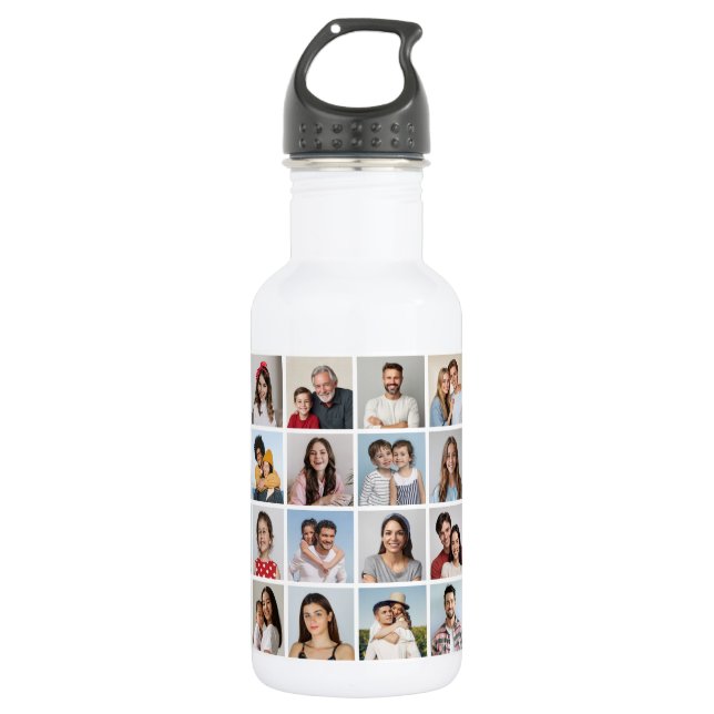 Garrafa Crie Sua Própria Colagem De Fotos 32 (Frente)