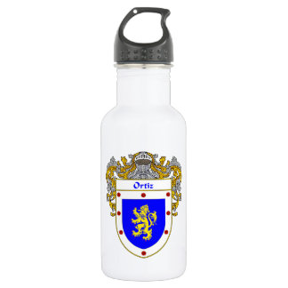 Garrafa Crista da brasão/família de Ortiz