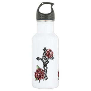 Garrafa Cruz de Sangue e Rosas