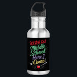 Garrafa Cuidado Com A Escola Do Meio Aqui Eu Vim Para A Es<br><div class="desc">Cuidado Com A Escola Média Aqui Eu Vim</div>