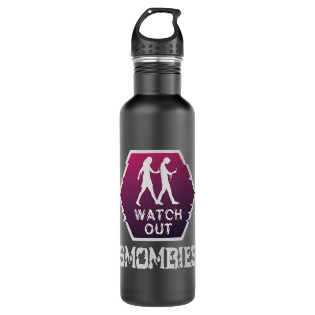 Garrafa Cuidado com os Smombies (Frente)