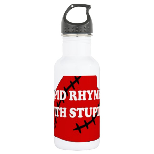 Garrafa Cupido Rhymes Com Estúpidos (Frente)