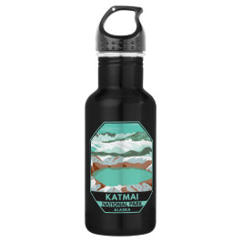 Garrafa Cúpula Nacional do Parque Katmai Crater Lake Alask