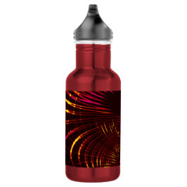 Garrafa Curvas pontiagudas de rosa a 'cor de fogo'