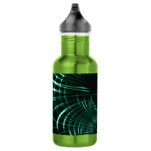 Curvas pontiagudas em mistura de verde-selva e men