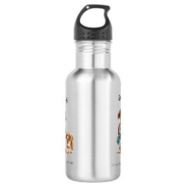 Garrafa Custom Girl & Dog School Bottle