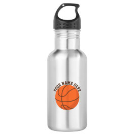 Garrafa Cute Basketball Water Bottle Sporty Team Player