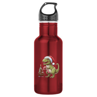 Garrafa Cute dinossauro de pirulito de Natal