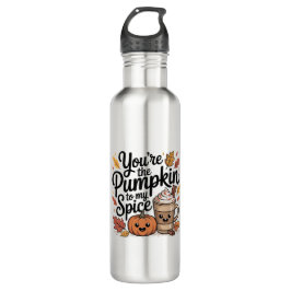 Garrafa Cute fall quote pumpkin spice season 
