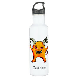 Garrafa Cute Gothic Weird Horned Devil Creatation Name
