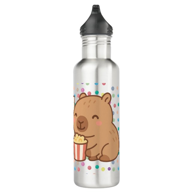 Garrafa Cute Kids Capybara Popcorn Snack Time (Direita)