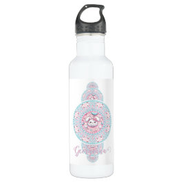 Garrafa Cute Personalizado Kawaii Bunny Mandala Ornamental