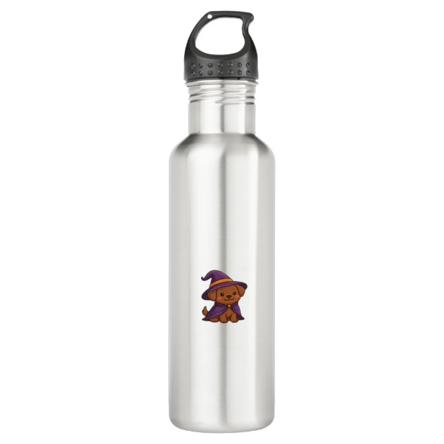 Garrafa Cute Spooky Dog � Kawaii Halloween Puppy Classic T (Frente)