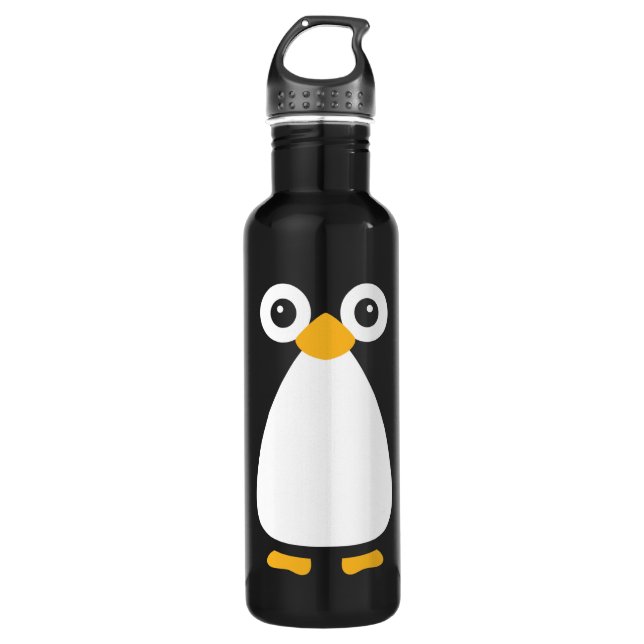 Garrafa Cute Vetor Penguin 24oz (Frente)