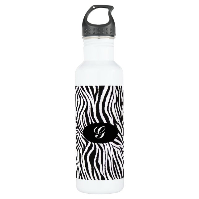GARRAFA DA ZEBRA PRINT-WATER DO MONOGRAMA (Frente)