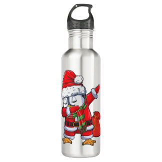 Garrafa Dabbing pinguim santa claus fantasma presente de N