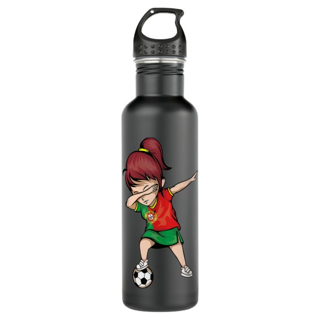 Garrafa Dabbing Soccer Portugal Jersey Portugal (Frente)