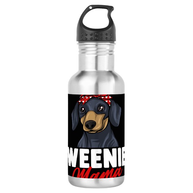 Garrafa Dachshund Dixie Wiener Doxie Dackel (Frente)