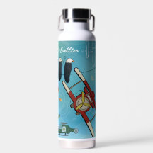 Garrafa d'água - Escrita no céu