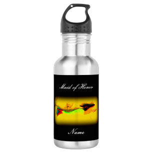 Garrafa dama de honra personalizada sereia