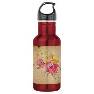 Garrafa Dança No Vento - Flores De Fuchsia