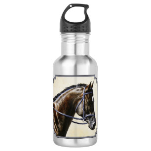 Garrafa Dark Brown Bay Trakehner Horse de Dressage